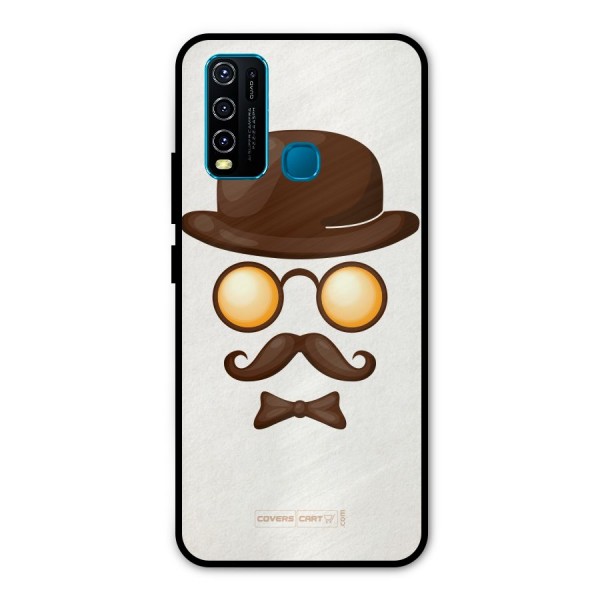 Retro Style Metal Back Case for Vivo Y50