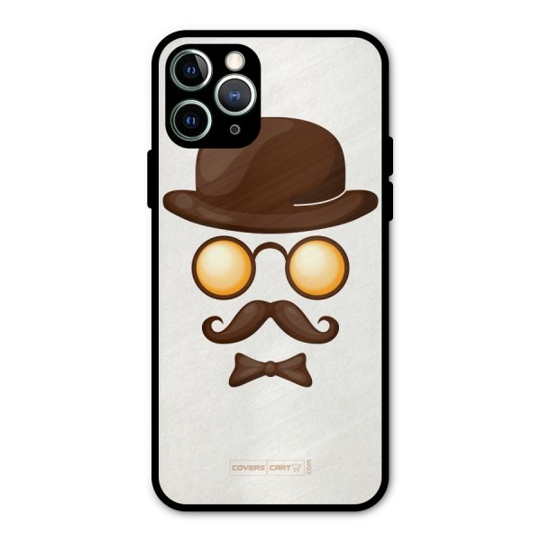 Retro Style Metal Back Case for iPhone 11 Pro Max