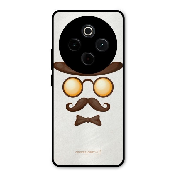 Retro Style Metal Back Case for iQOO Z10