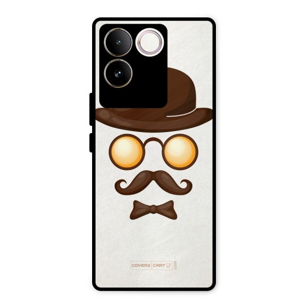 Retro Style Metal Back Case for iQOO Z7 Pro