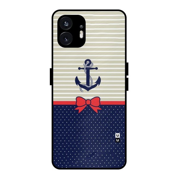 Ribbon Anchor Metal Back Case for Nothing Phone 2