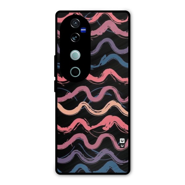 Ribbon Art Metal Back Case for Vivo V40 Pro