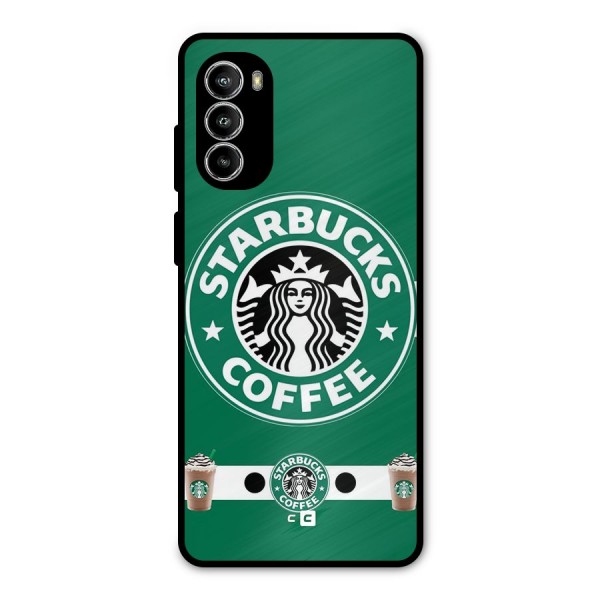 Ribbon StarBucks Metal Back Case for Moto G52