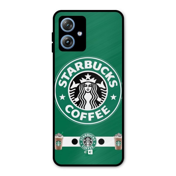 Ribbon StarBucks Metal Back Case for Moto G54