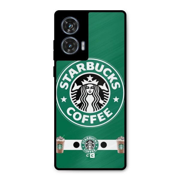 Ribbon StarBucks Metal Back Case for Motorola Edge 50 Fusion