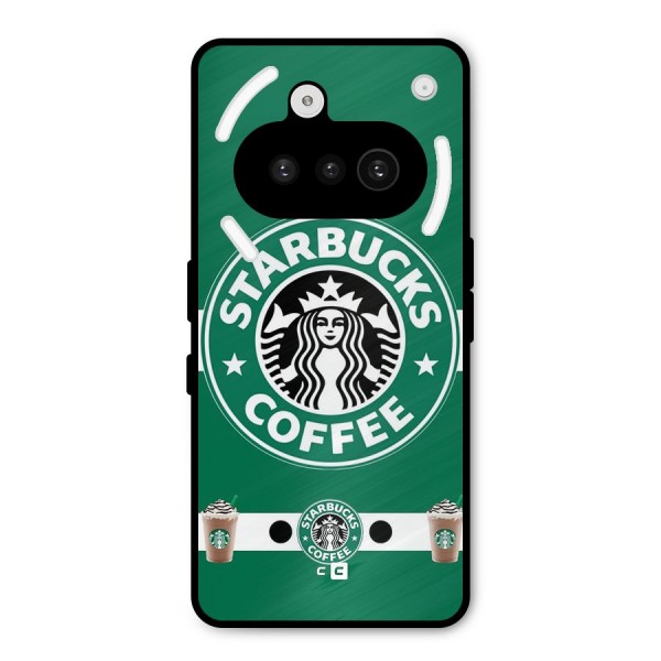 Ribbon StarBucks Metal Back Case for Nothing Phone 3a