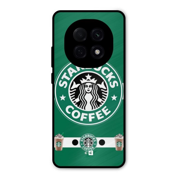 Ribbon StarBucks Metal Back Case for Oppo F29 Pro
