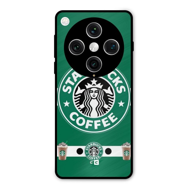 Ribbon StarBucks Metal Back Case for Oppo Find X8 Pro