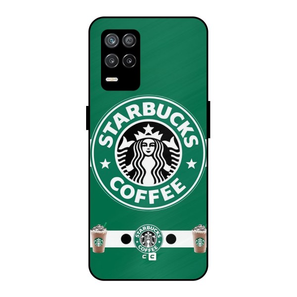 Ribbon StarBucks Metal Back Case for Realme 9 5G
