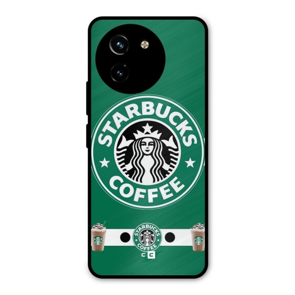 Ribbon StarBucks Metal Back Case for Vivo T3x