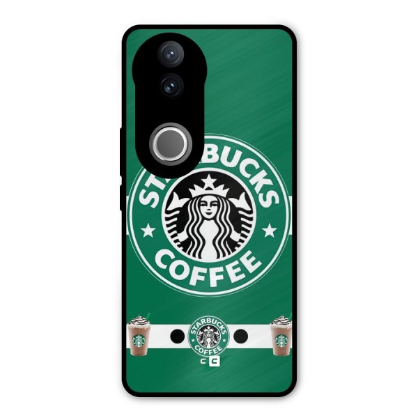 Ribbon StarBucks Metal Back Case for Vivo V50e