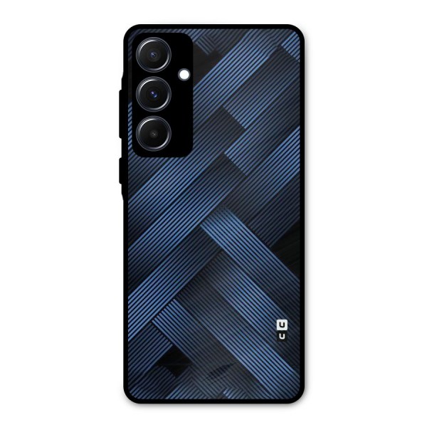 Ribbon Stripes Metal Back Case for Galaxy A55