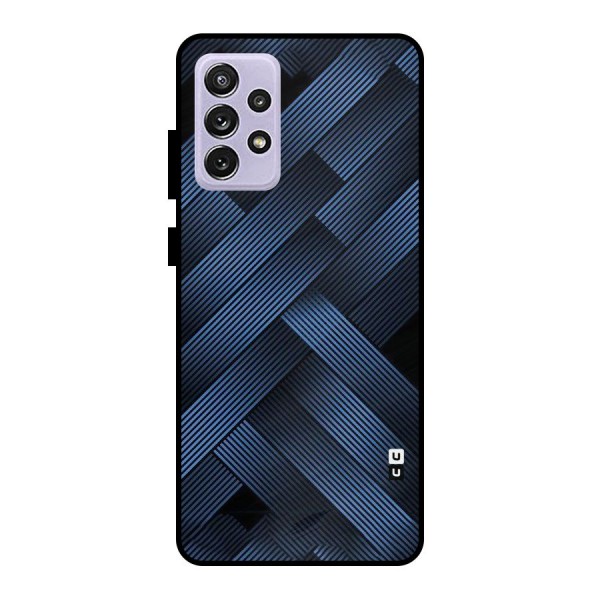 Ribbon Stripes Metal Back Case for Galaxy A72