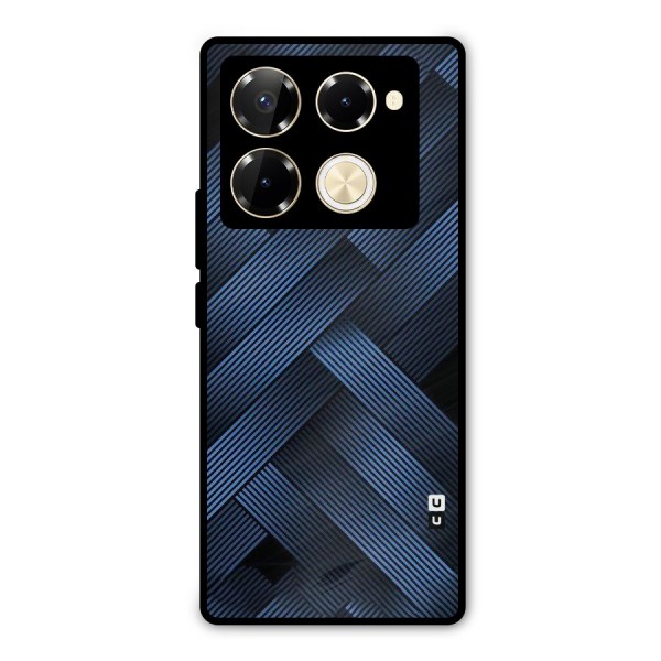 Ribbon Stripes Metal Back Case for Infinix Note 40 Pro Plus
