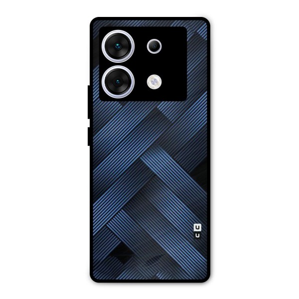 Ribbon Stripes Metal Back Case for Infinix Zero 30 5G