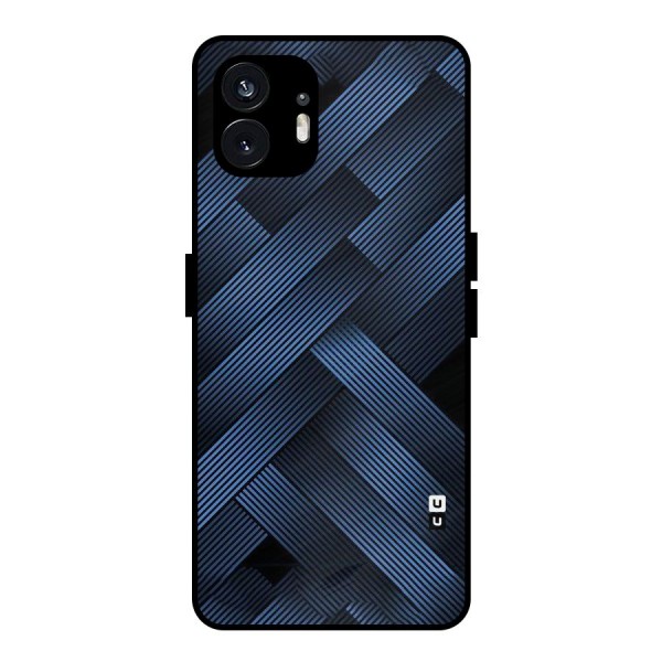 Ribbon Stripes Metal Back Case for Nothing Phone 2