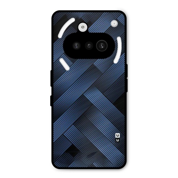 Ribbon Stripes Metal Back Case for Nothing Phone 3a