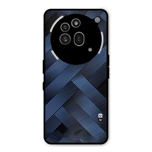 Ribbon Stripes Metal Back Case for Nothing Phone 3a Pro