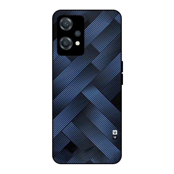 Ribbon Stripes Metal Back Case for OnePlus Nord CE 2 Lite 5G
