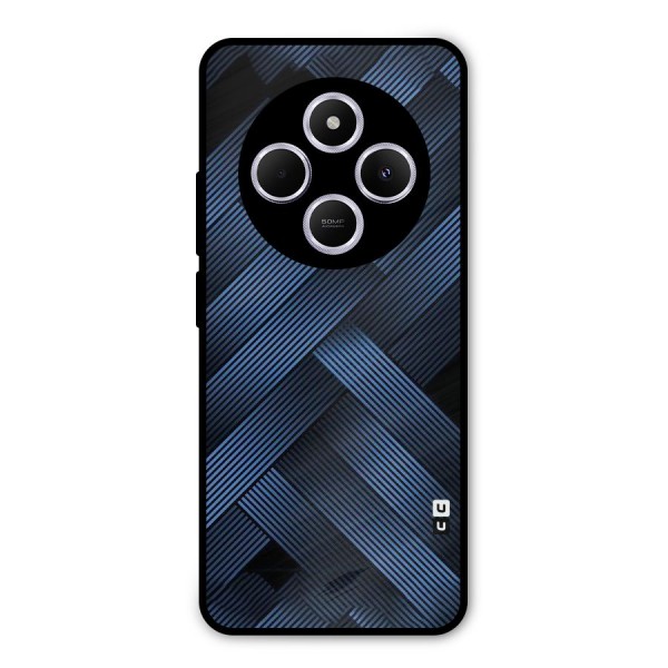 Ribbon Stripes Metal Back Case for Poco C75 5G