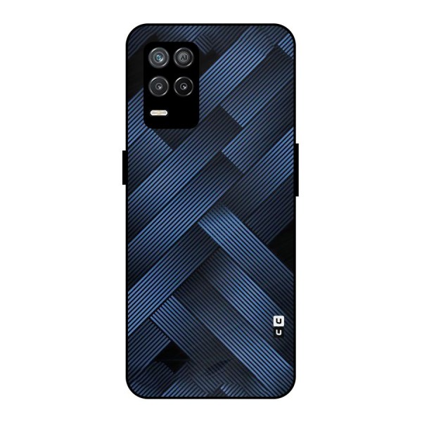 Ribbon Stripes Metal Back Case for Realme 9 5G
