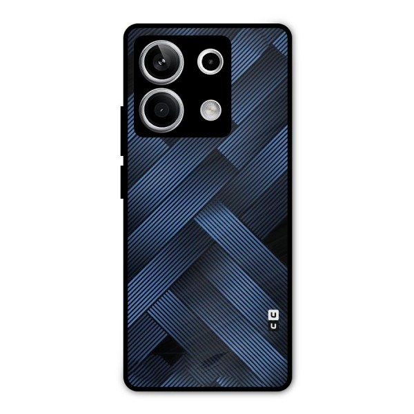 Ribbon Stripes Metal Back Case for Redmi Note 13 5G
