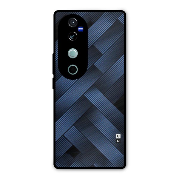 Ribbon Stripes Metal Back Case for Vivo V40