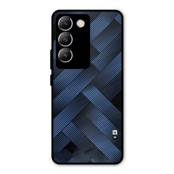 Ribbon Stripes Metal Back Case for Vivo Y200e
