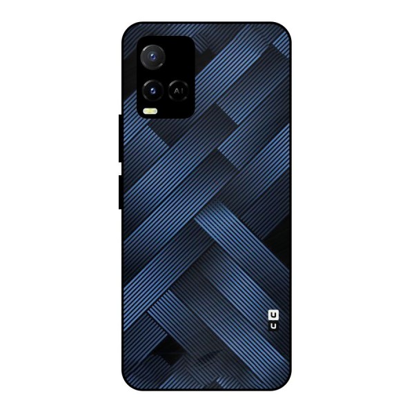 Ribbon Stripes Metal Back Case for Vivo Y21T