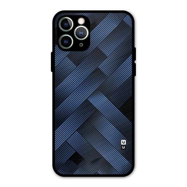 Ribbon Stripes Metal Back Case for iPhone 11 Pro Max