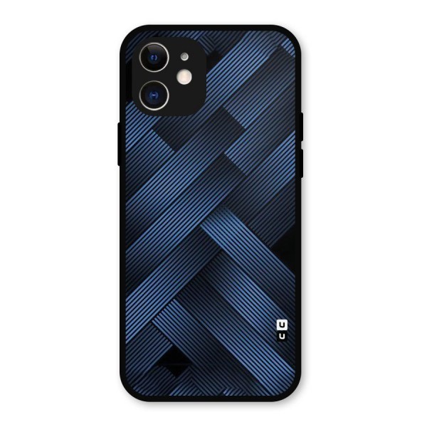 Ribbon Stripes Metal Back Case for iPhone 12