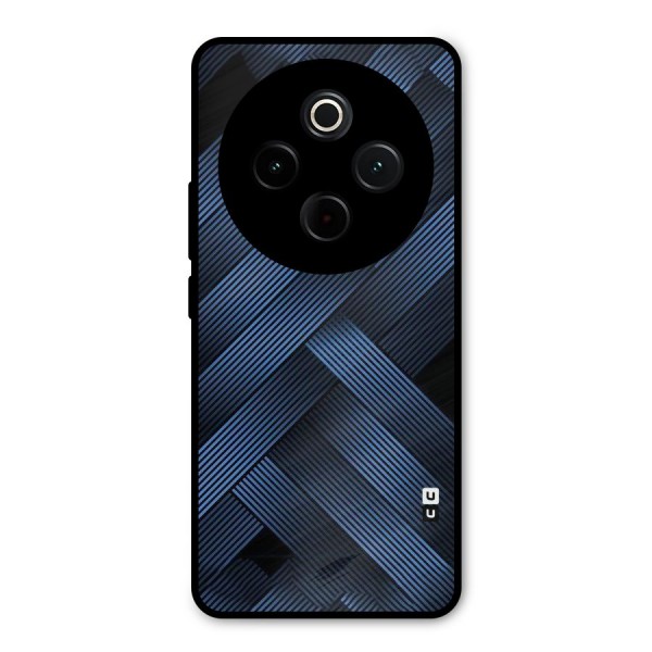 Ribbon Stripes Metal Back Case for iQOO Z10