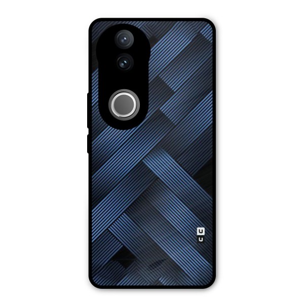 Ribbon Stripes Metal Back Case for iQOO Z10R