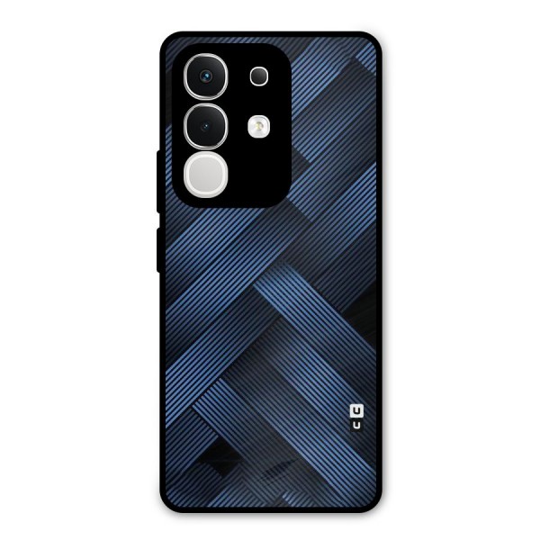 Ribbon Stripes Metal Back Case for iQOO Z10x