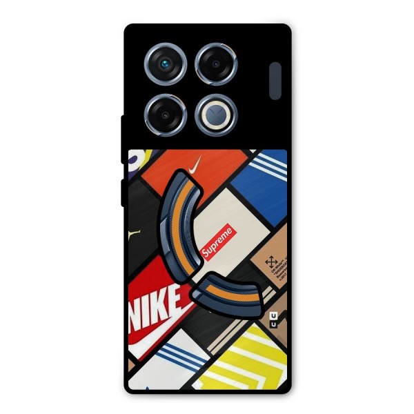 Rich Boxes Metal Back Case for Infinix GT 20 Pro