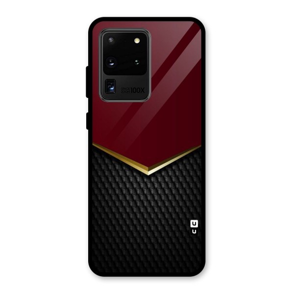 Rich Design Glass Back Case for Galaxy S20 Ultra