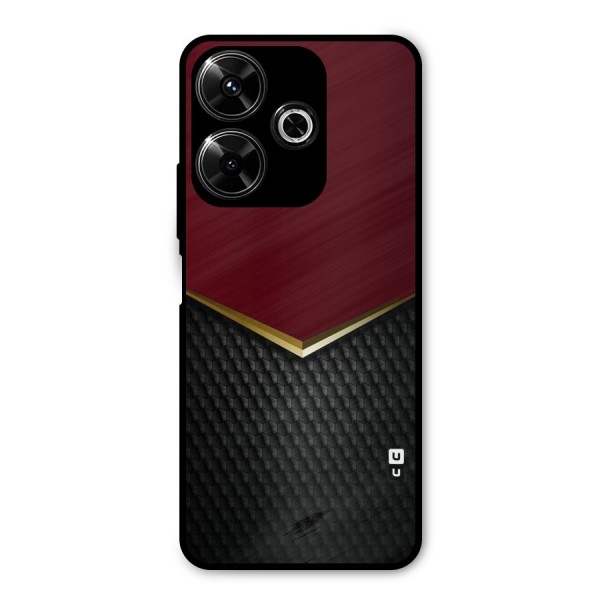 Rich Design Metal Back Case for Poco M6 Plus
