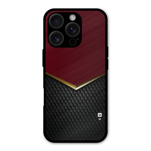 Rich Design Metal Back Case for iPhone 16 Pro