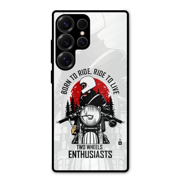 Ride To Live Metal Back Case for Galaxy S25 Ultra