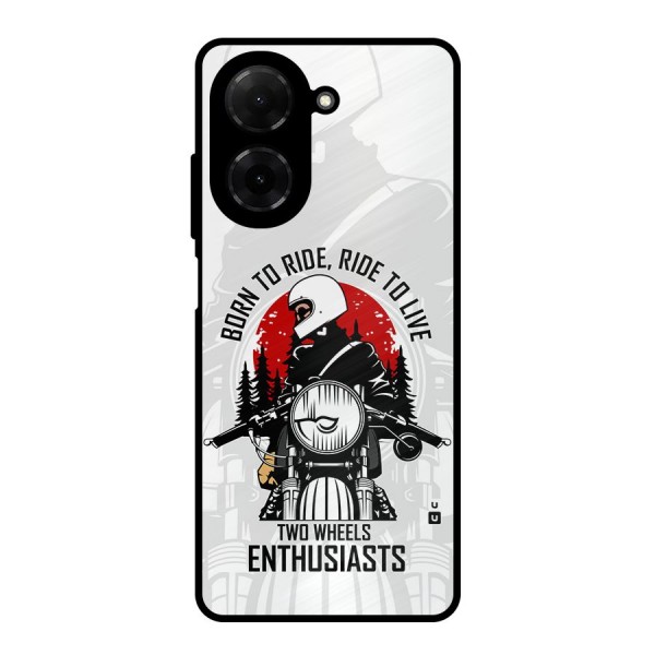 Ride To Live Metal Back Case for Poco C71