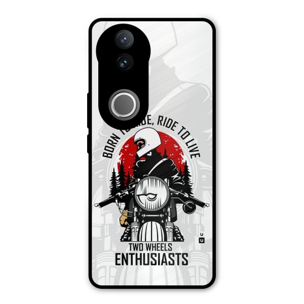Ride To Live Metal Back Case for Vivo V50e
