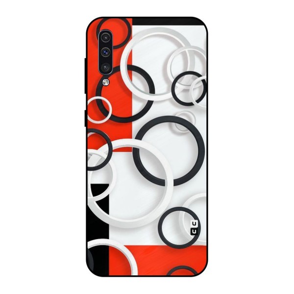 Rings Abstract Metal Back Case for Galaxy A30s