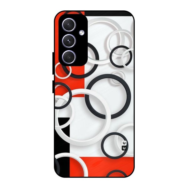 Rings Abstract Metal Back Case for Galaxy A54