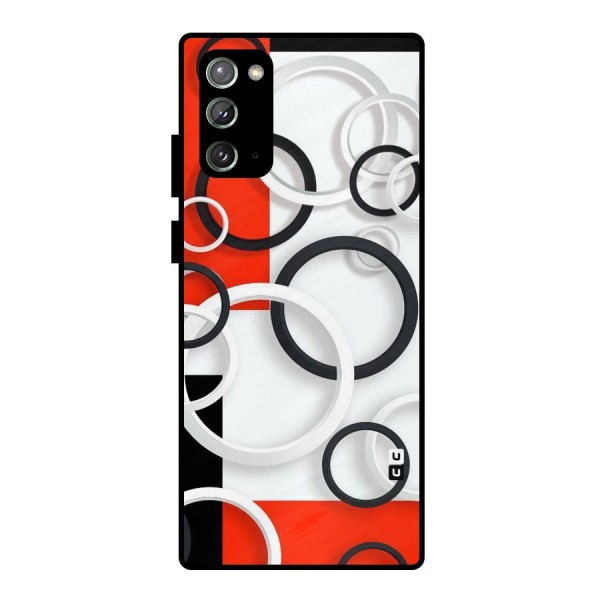 Rings Abstract Metal Back Case for Galaxy Note 20