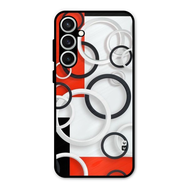 Rings Abstract Metal Back Case for Galaxy S23 FE