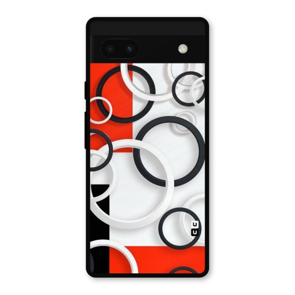 Rings Abstract Metal Back Case for Google Pixel 6a