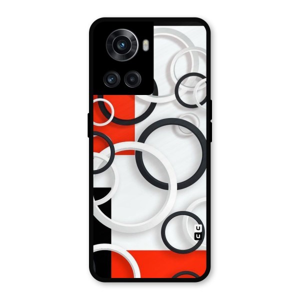 Rings Abstract Metal Back Case for OnePlus 10R