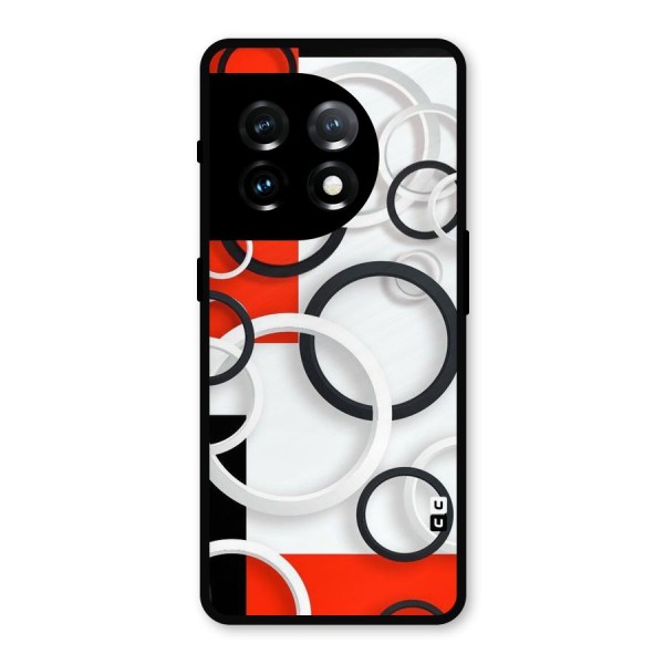 Rings Abstract Metal Back Case for OnePlus 11