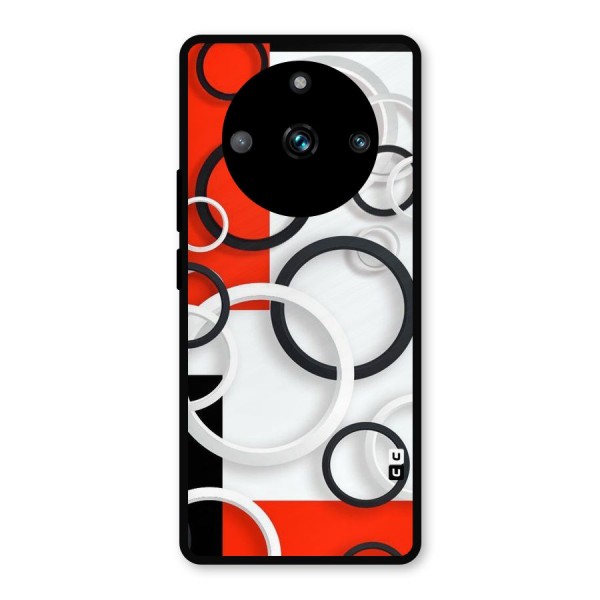 Rings Abstract Metal Back Case for Realme 11 Pro
