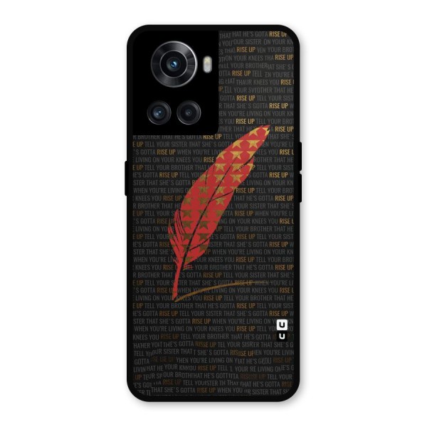 Rise Up Feather Metal Back Case for OnePlus 10R